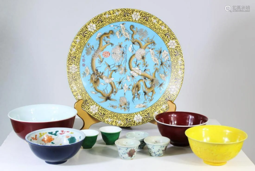 Collection Chinese Hand Painted Porcelain Pieces