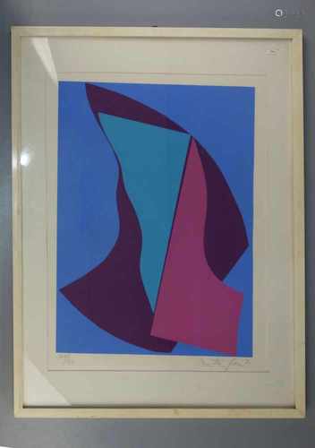 MORTENSEN, RICHARD (1910-1993), Farbserigraphie auf Velin: 