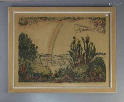 HECKEL, ERICH (Döbeln 1883-1970 Radolfzell am Bodensee), Farblithografie: 