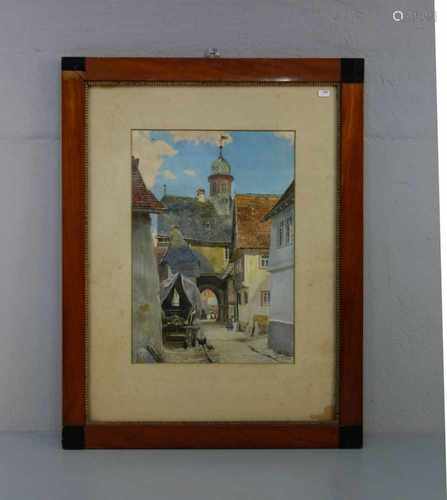 WOLTZE, PETER (Halberstadt 1860-1925 Weimar), Aquarell / watercolour: 