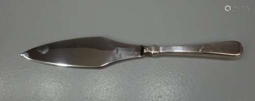 VORLEGEBESTECK: TORTENMESSER / plated cake knife, 20. Jh., versilbertes Metall / 150er Auflage.