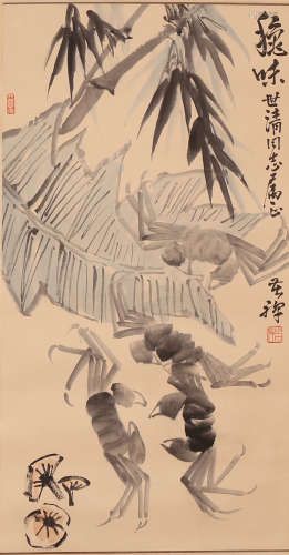 Kuchan Li - Painting of Crabs