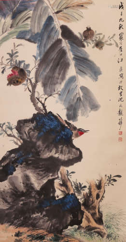 Jiang Handing - Flower and Bird Painting