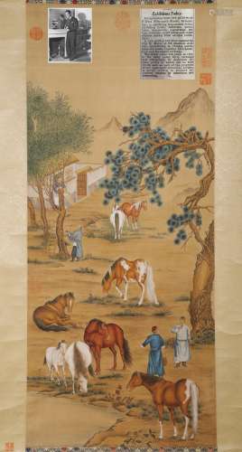 Giuseppe Castiglione - Horse Painting