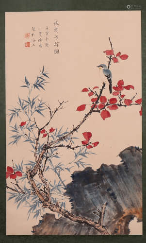 Lu Xiaoman - Flower and Bird Painting