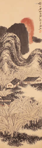 Qi Baishi - Shan Shui Mountain Scenery Painting