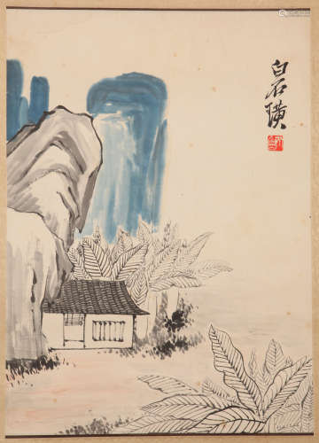 Qi Baishi - Painting of a House