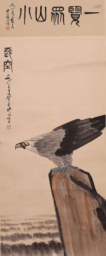 Wu Zuoren - Hawk Painting