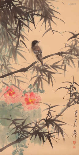 Xie Zhiliu - Flower and Bird Painting