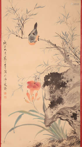 Jiang Handing - Flower and Bird Painting