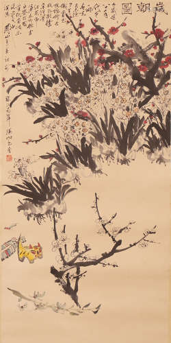 Shan-Yueh Kuan - Flower and Bird Painting