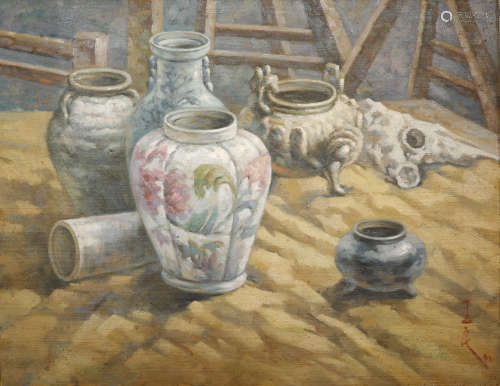 Pan Yuliang - Painting of Vases