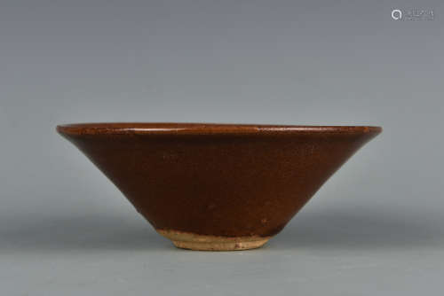 A JIAN TYPE CONICAL TEACUP SONG DYNASTY