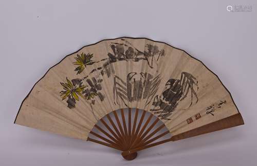 CHINESE BAMBOO FOLDING FAN