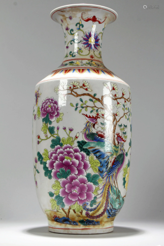 An Estate Chinese Peacock-fortune Flower-blossom