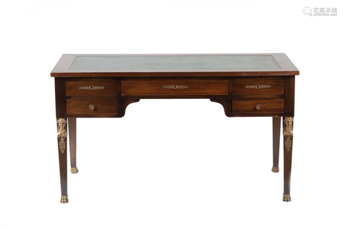 EMPIRE STYLE WALNUT DESK