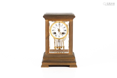 SAMUEL MARTI BRONZE MANTEL CLOCK