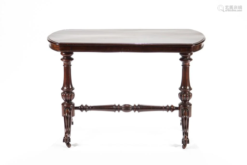 REGENCY STYLE MAHOGANY CONSOLE TABLE