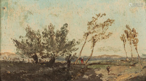 BARBIZON-STYLE LANDSCAPE PAINTING