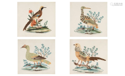 FOUR 19TH C ORNITHOLOGICAL STUDIES