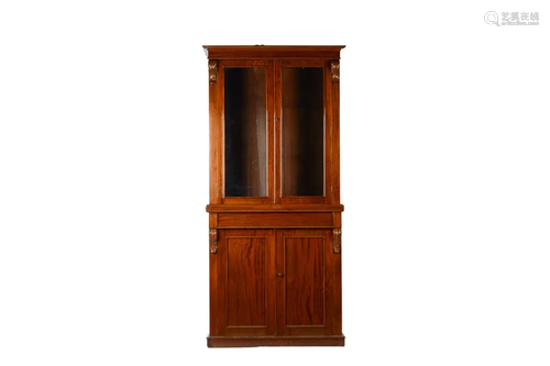 VICTORIAN MAHOGANY BOOKCASE