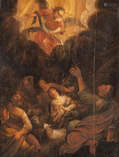 ANNUNCIATION TO THE SHEPHERDS PAINTING