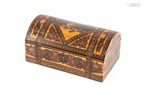 ITALIAN MARQUETRY CHEST SIGNED GARGIULO