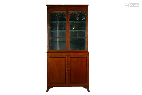 ENGLISH SATINWOOD SMALL BREAKFRONT