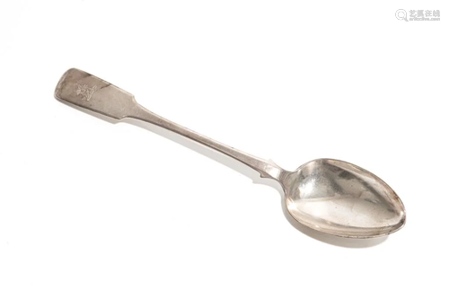 LARGE CANADIAN SILVER SERVING SPOON 145g