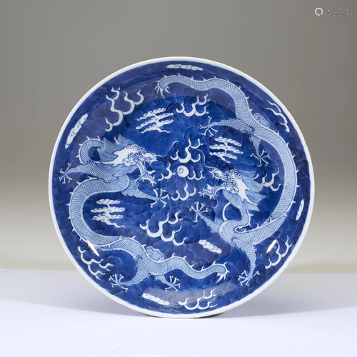 Two Chinese blue and white porcelain 