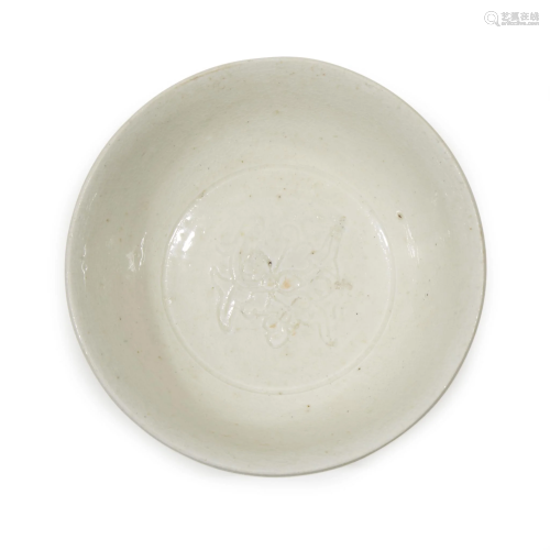 A Chinese Huozhou whiteware bowl, Song/Jin dy…