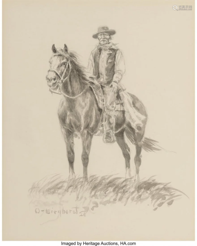 76025: Olaf Wieghorst (American, 1899-1988) Horse …