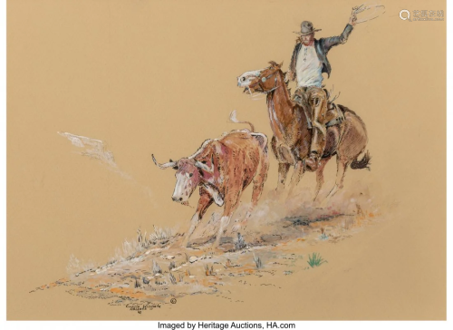 76174: Curtis Wingate (American, b. 1926) Steer Ha…