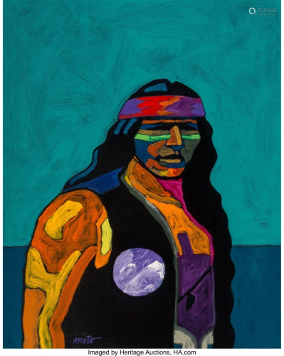 76135: John Nieto (American, b. 1936) Apache I…