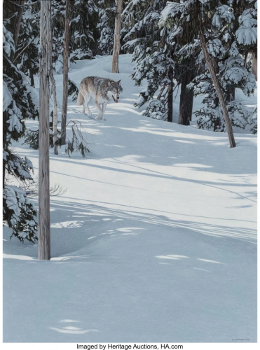 28101: Ronald Parker (Canadian, b. 1942) A Winter…