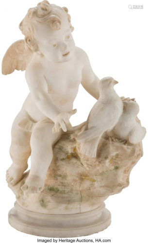 28222: An Italian Carved Alabaster Sculpture of…