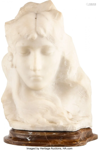 28223: An Italian Carved Marble Sculpture of a…