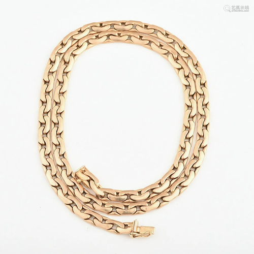 14k Yellow Gold Neck Chain.