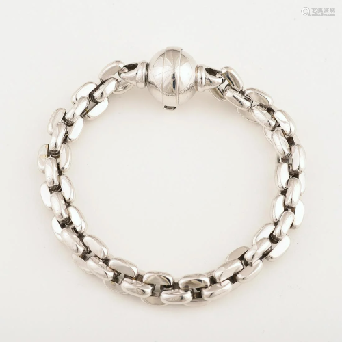 18k White Gold Bracelet.