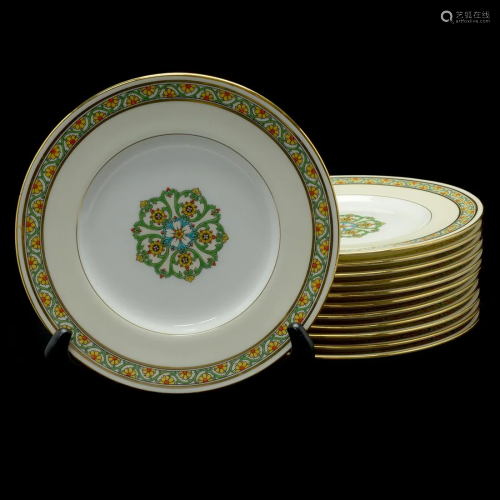 12 Minton China Transfer-Printed and Painted S…