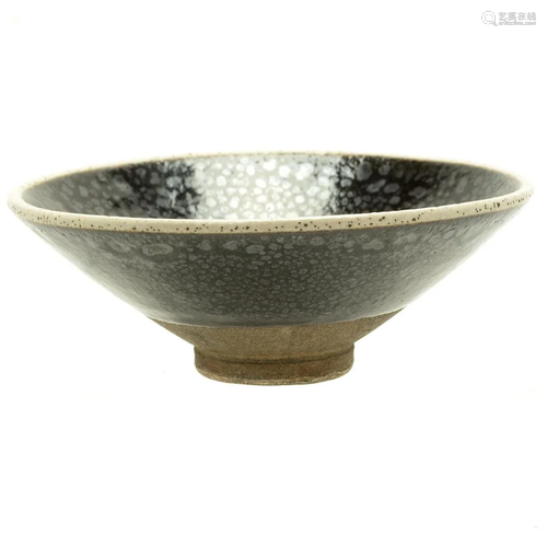 Chinese Cizhou White Rim Black Glazed 'Oil Spot' B…