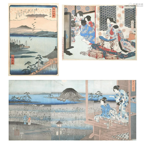 Three Japanese Woodblocks Prints