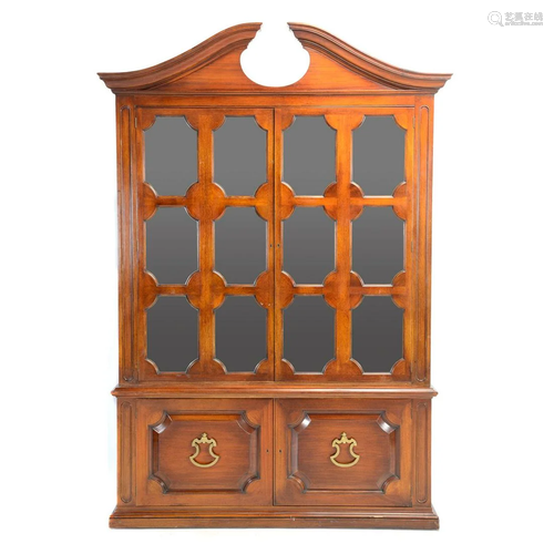 Hollywood Regency Style China Cabinet.