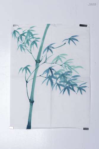 A CHINESE PAINTING OF BAMBOO