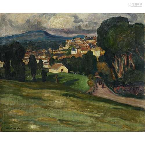 GASTON BALANDE (1880 1971) PAYSAGE AU CIEL D'ORAGE…