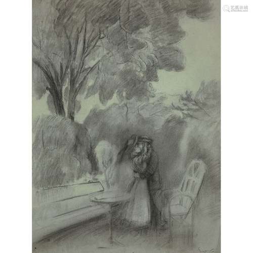 OTHON FRIESZ (1879 1949) AMOUREUX SUR UNE TERRASSE…