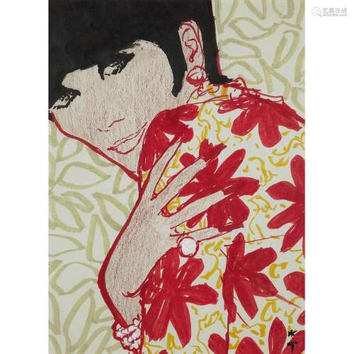 Ƒ RENÉ GRUAU (1909 2004) LIZA MINELLI Encre et cra…