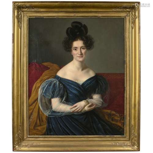 Attributed to Louis HERSENT (1777 1860 )Lady's coa…