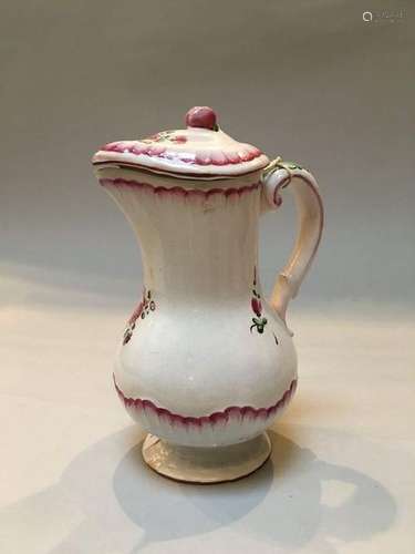 HOLY CLEMENT. Covered pitcher in the shape of a ba…