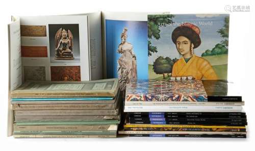 THIRTY NINE ISLAMIC & INDIAN ART CATALOGUES INCLUD…